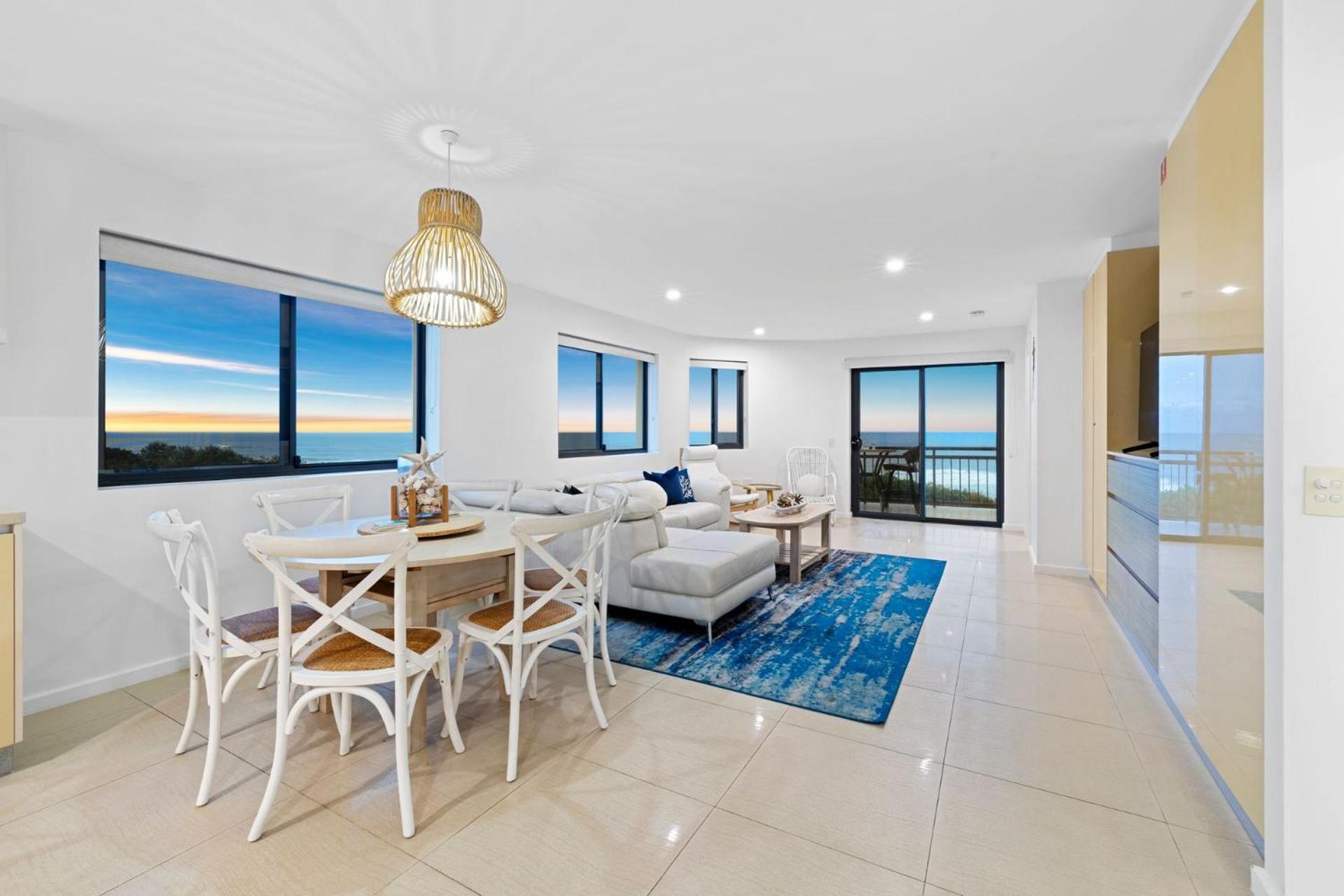 Shoreline 9 Penthouse With Ocean Views Hastings Point Bagian luar foto